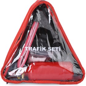 Resim Eraks Araç Üçgen Trafik Seti Tüv Türk Uyumlu 