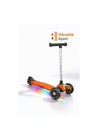 Resim Tois Scootix Pilli Işıklı 3 Tekerlekli Çocuk Scooter Kırmızı 