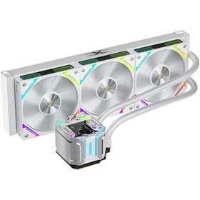 Resim 1st Player X Starshıp 360mm Beyaz Argb Ips 2.4" Dijital Ekranlı Am5 / Lga 1851, Lga 1700 Premıum İşl 