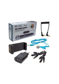 Resim Magicvoice Mv-19602 Uhf Kablosuz Kamera Uyumlu Bluetooth İkili Mikrofon Set 