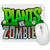 Resim Baskı Dükkanı Plants ve Zombies Logo Mouse Pad 
