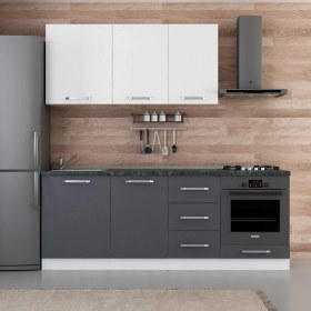 Resim Minar 215 Cm Mutfak Dolabı Beyaz Antrasit 215-A3 