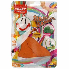 Resim Nessiworld 3601 Crafy Streç Oyun Kumu Turuncu 200 g 