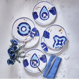 Resim Fecra Teos 6 Parça Pasta Tabağı Seti 