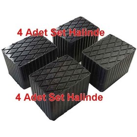 Resim Kauçuk Lift Takozu 160X120 Yükseklik 120Mm 4 Adet 