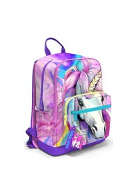 Resim Coral High Unicorn Desenli Renkli Okul Sırt Çantası 23634 