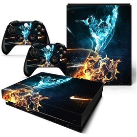 Resim Aircraft Jzcat Xbox One X Konsol Tam Gövde Çıkartması - 16 