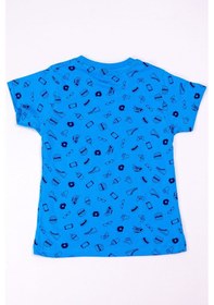 Resim Hçm Erkek Çocuk Tshirt Baskılı A29 Mavi 