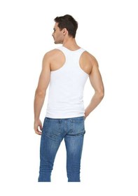 Resim Erkek Beyaz 6 Adet Tutku Pamuklu Spor Atlet 0118 Beyaz 