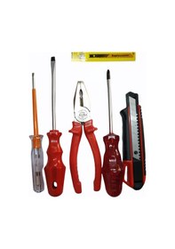 Resim Makro Pense Tornavida K.Kalemi Ve Viptec Maket Bıçağı 6 Lı Set 