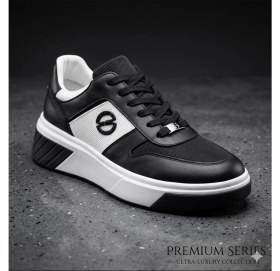 Resim Marcomen El Yapımı Hakiki Deri Air Taban Erkek Sneakers Ayakkabı 