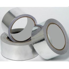 Resim 100 Micron Düz Alüminyum Bant 50mm X 25mt 