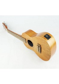 Resim Concert Boy Masif Ağaç Karma Markalı Elektro Ukulele 