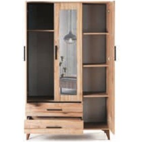 Resim Bera Atlantik Çam 3 Kapılı Yakut Dolap 