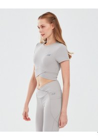 Resim Skechers Performance Coll. W Short Sleeve T-Shirt Kadın Antrasit Tshirt S241133-003 