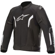 Resim Alpinestars Ast V2 Air Yazlık Korumalı Motosiklet Montu Siyah / Beyaz 