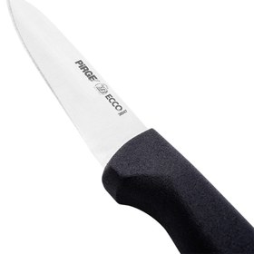 Resim Pirge 38047 Ecco Sivri Sebze Bıçağı, 9 cm, Siyah 