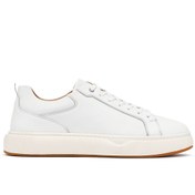 Resim Derimod Erkek Beyaz Bağcıklı Kalın Tabanlı Deri Sneaker,Kışlık Spor Ayakkabı 25WFD675014 