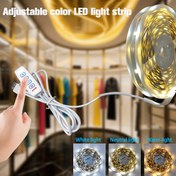 Resim NBBUFF USB Güçlü LED Şerit Işık, 3 Mod (Beyaz, Nötr, Sıcak) ile Ayarlanabilir Renk, Delme Gerektirmeyen Kurulum, Dolaplar, Yatak Yanı, Masa, Merdivenler ve Koridorlar için İdeal - Ev ve Ofis Dekorasyonu için Çok Yönlü Aydınlatma Çözümü, LED Aydınlatma Çözümü | Modern Estetik | Dayanıklı Yapım Kalitesi, LED Şerit Işık 