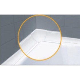 Resim ÇELİKEL Küvet Çıtası 125 cm 2 Adet Duşakabin Çıtası Tezgah Profili 1 Adet Dönüş Dirseği 