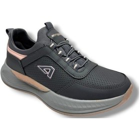 Resim Acropol 137-26 Cilt Deri Slip On Anatomik Kadın Sneaker Füme Pudra 36-40 Füme 