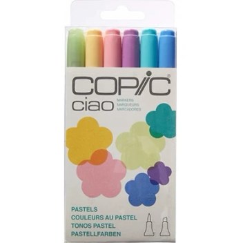 Copic Ciao Pastels Tonları 6'Lı