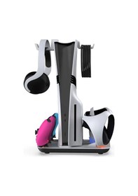 Resim Ps5 Fat/slim/pro Uyumlu Vr Destekli Soğutuculu Şarj Standı Dobe Tp5-3550 Beyaz 
