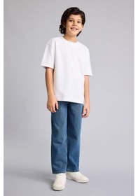 Resim Defacto Straıght Fıt Düz Paça Jean Pantolon Erkek Çocuk F9953a826spnm84 İndigo-nm84 