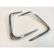 Resim Toyota Corolla Uyumlu 2019-2021 Ön Sis Kaşı Ve Halkası Nikelaj Setı 