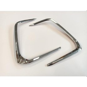 Resim Toyota Corolla Uyumlu 2019-2021 Ön Sis Kaşı Ve Halkası Nikelaj Setı 