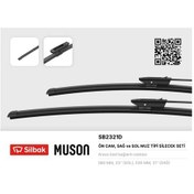 Resim Sılbak Silecek Süpürgesi 580/530mm Muz Tipi Kng Iı 01/08 IS00-SILBAK SB2321D 