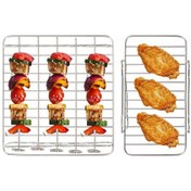 Resim Xurunkeji Tower T17099, Salter Ek5729lakeland, Tefal Easy Ey901840 Air Fryer Çift Sepet İçin Air Fryer Aksesuarları 