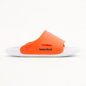 Resim Tonny Black Çocuk Unisex Oranj Poli Taban Logolu Terlik 