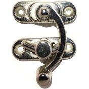 Resim Yay Gözü, Ahşap Kutu Klipsi Küçük 28X33 Mm, Nikel 1 Adet 