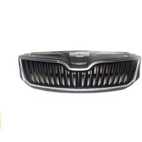 Resim Skoda Rapid Ön Panjur Kromlu 2013 Sonrası Uyumlu 