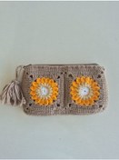 Resim Amigurumi Çanta - Cüzdan Acı Kahverengi 