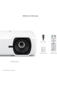 Resim ViewSonic Ls740w Wxga 1280x800 5000al Lazer Projeksıyon 