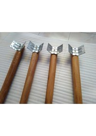 Resim Demontepark Ahşap Masa Ayağı, Konik Masa Ayağı, Ceviz Renk Masa Ayağı 