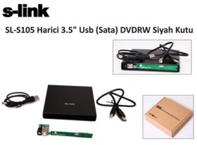 Resim S-link SL-S105 Usb 2.0 Sata Notebook dvd-rw Kutusu S-link SL-S105 Usb 2.0 Sata Notebook dvd-rw Kutusu