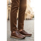Resim Walkway Taba Hakiki Deri Erkek Sneaker 2636 M 