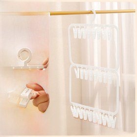 Resim Springsun Çift Katlı 24 Krem Beyaz Evde Çorap-iç Giyim Kurutma Ve Saklama Aleti: Dayanıklı Plastik Multifonksiyonel Organizer Toptan Satış Diğer 