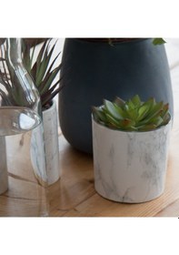 Resim D-c-fix 176-0121 Mavi Gri Hareli Yapışkanlı Mermer Desen Folyo 45 Cm X 1 Mt 