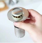 Resim Gaojunshop01 1 Adet Lavabo Tıkacı Ve Kıl Tutuculu Drenaj Filtresi 