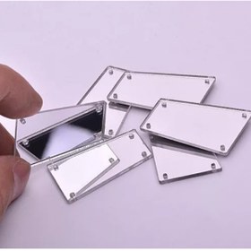 Resim YENİ HEDİYELİK DÜNYAM 1,25mm Kalınlığında 3cm Büyüklüğünde Arkası Yapışkanlı Akrilikler 25 Adet 