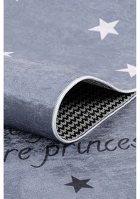 Resim Bianca Vl Eco Dijital Baskı Makinada Yıkanabilir Kaymaz Taban Dekoratif Çocuk Odası Halısı 2022 Mavi 