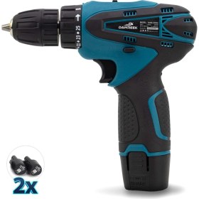 Resim Dawreek Setli Vidalama MK12 12 V Darbeli Şarjlı Li-on Akü ile Yüksek Tork Gücü ve Uç Seti 