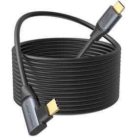 Resim Cablecreation Oculus Quest 2 256gb Vr Gözlük Uyumlu Type-c To Type-c Kablo 5m Usb 3.2 