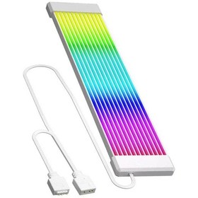 Resim Homyl Argb Anakart Güç Uzatma Kablosu Beyaz-12-şerit 