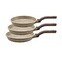 Resim OMS Fry Pan Döküm Granit 20-24-28 CM 3 Parça Kum Beji Tava Seti 3255 
