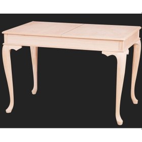 Resim Masa ASLAN Ayak MODEL Kayın Kaplama Torna iskelet HAM Açılır tabla masa Kutu sevk El Yapım 